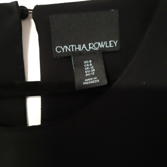 Black Dress with Crochet Sleeves - Picture 5 of 6